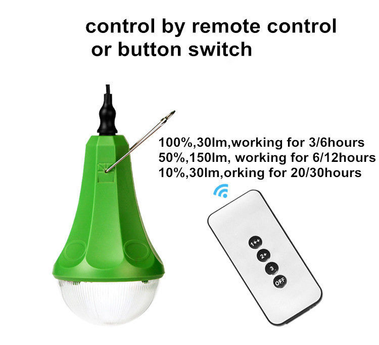 435lum teledirigido Mini Home Lighting System solar 14Hours a la hora laborable 48Hours