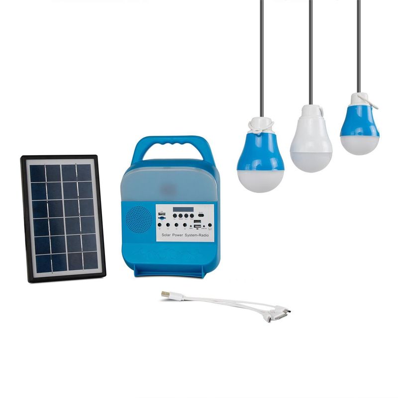 Equipos de iluminación solares portátiles/los paneles solares para el sistema de iluminación casero SRE-583