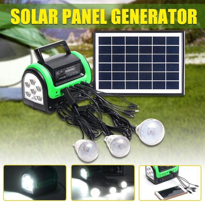Central eléctrica casera solar de la solución original del poder, nuevo Mini Solar Home System con las luces solares baratas