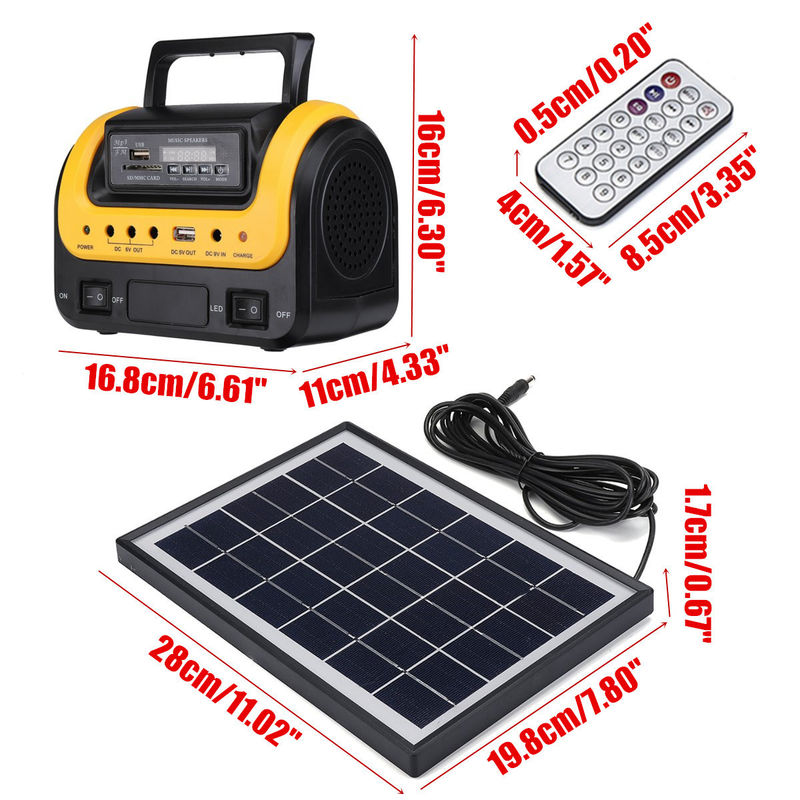 Central eléctrica casera solar de la solución original del poder, nuevo Mini Solar Home System con las luces solares baratas