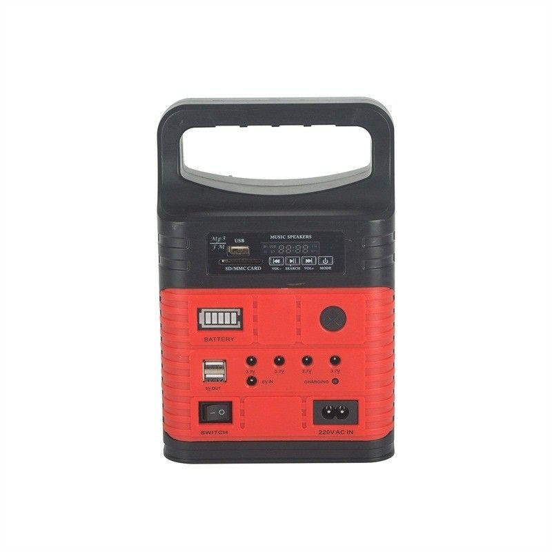 Equipo solar de la radio solar de FM de la luz casera solar Kit Global Sunrise Lights de la Sistema Solar 10W de la rejilla