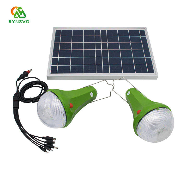 9W LED accionado solar vertió el sistema de iluminación solar teledirigido de las luces para el hogar