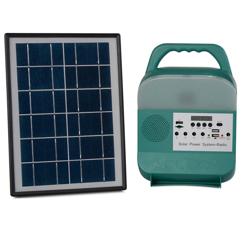 Instalación sencilla Luz de campamento solar portátil Función FM/MP3 3W Potencia de la lámpara