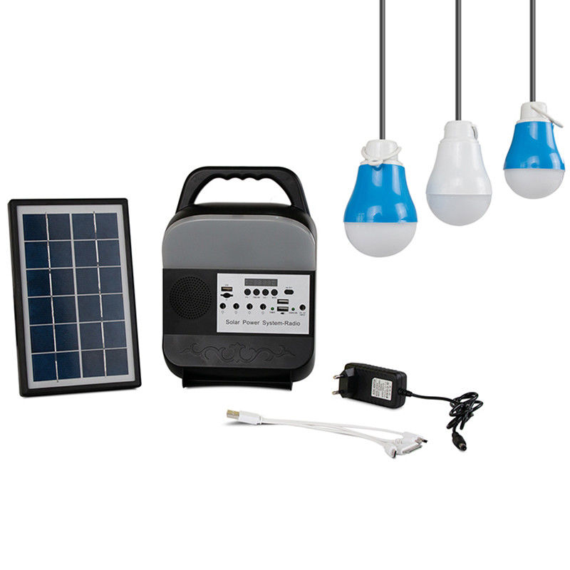 Equipos de iluminación solares portátiles/los paneles solares para el sistema de iluminación casero SRE-583