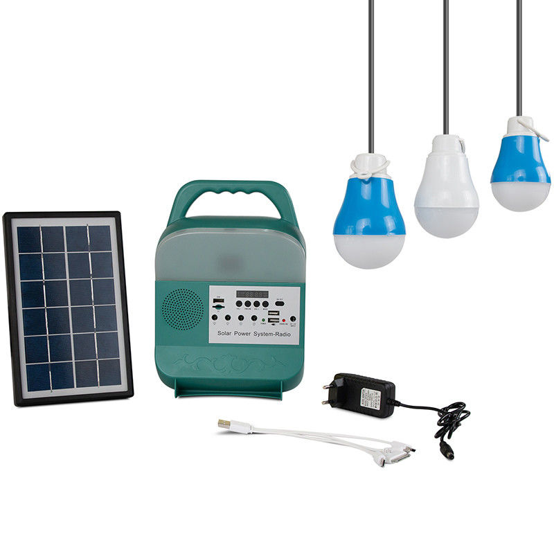Equipos de iluminación solares portátiles/los paneles solares para el sistema de iluminación casero SRE-583