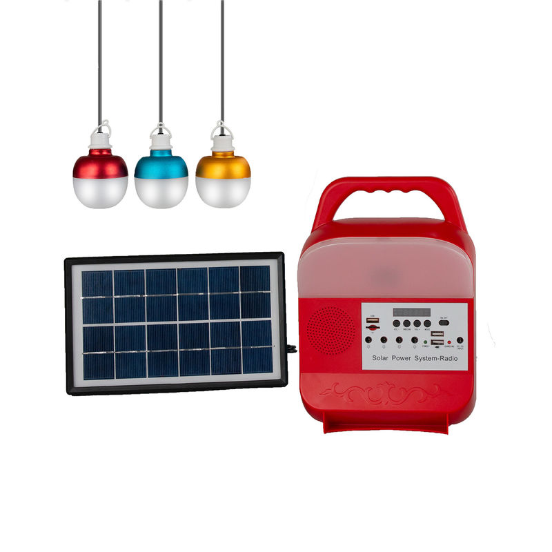 FCC 10W To 100W Portable Solar Panel Energy System For Outdoor Lighting
