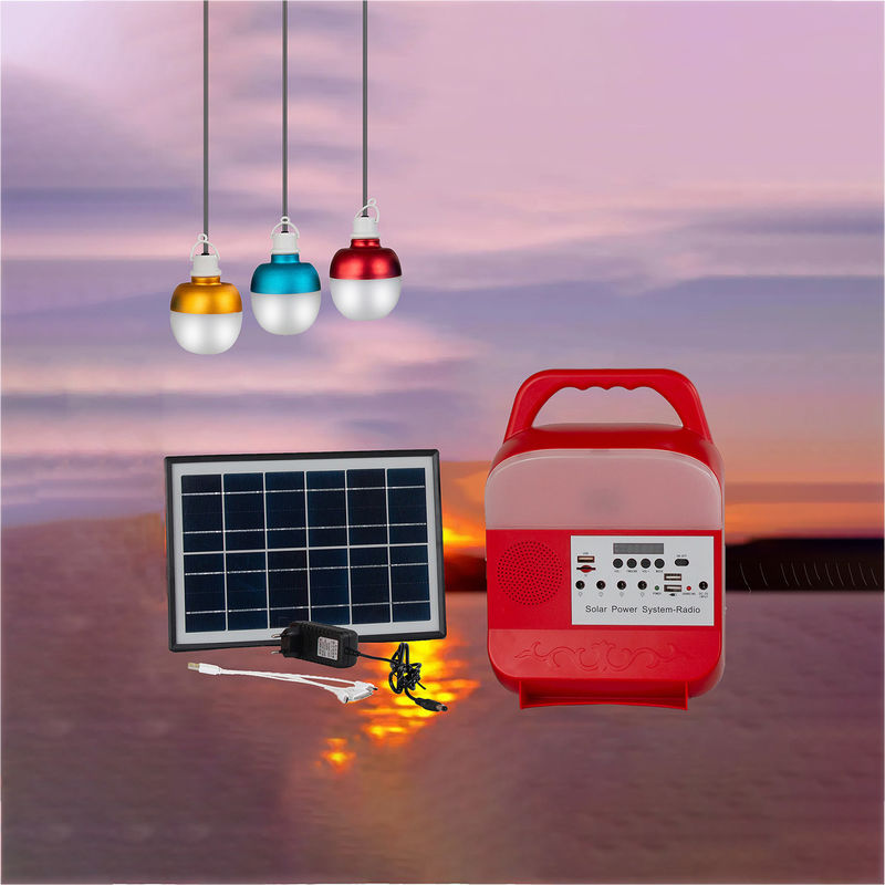 Bulbos solares portátiles del mercado de la noche de 15 voltios 5W*3PCS para las excursiones