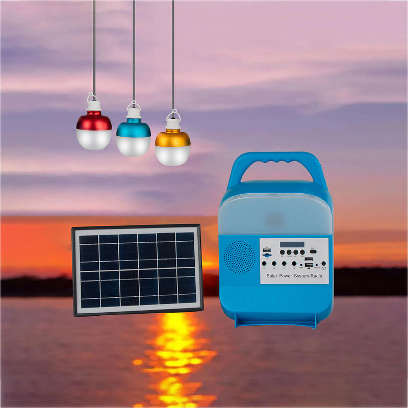 Bulbos solares portátiles del mercado de la noche de 15 voltios 5W*3PCS para las excursiones