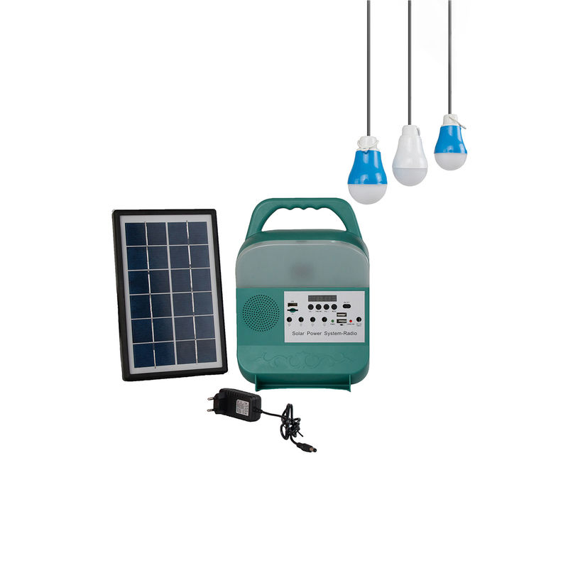 El panel solar colorido al aire libre 5W llevó luces con la batería recargable