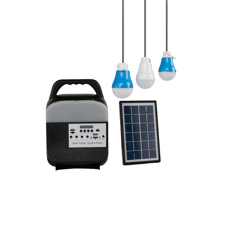 15 horas de luces solares portátiles accionadas solares de las luces LED 5W para el hogar