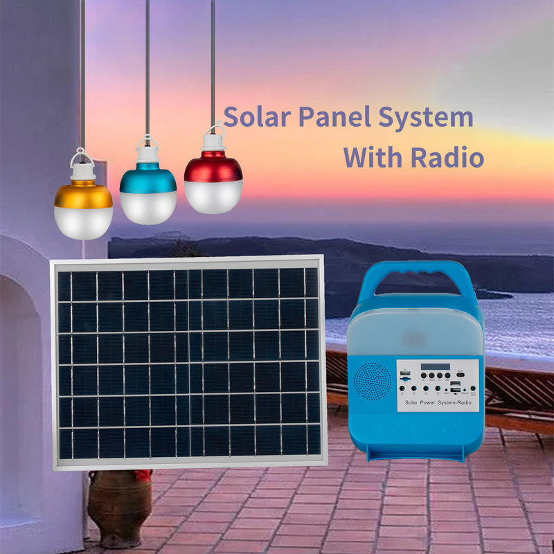 De los bulbos blancos puros IP65 el panel solar 3PCS llevó el equipo los 49.5cm*40.5cm*46cm de la luz