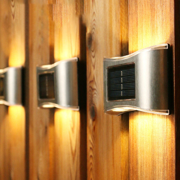 Luces solares globales de la pared del jardín de la salida del sol 5V 1W para decorativo al aire libre