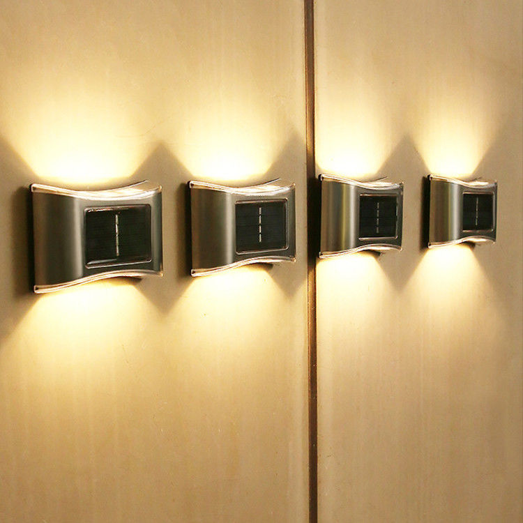 Luces solares globales de la pared del jardín de la salida del sol 5V 1W para decorativo al aire libre