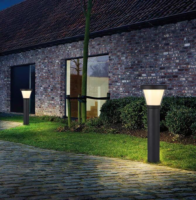 Lámpara solar decorativa al aire libre solar blanca brillante del jardín de la luz de calle de 12Hours 100LM