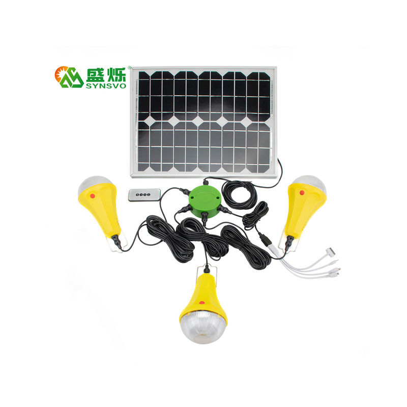 lámparas accionadas solares al aire libre de los mono bulbos solares portátiles LED del panel 11-30Hours