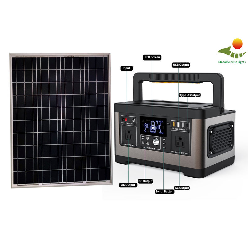 sistema de iluminación casero solar del ciclo de vida solar portátil de los generadores 1000 de 120W LiFePO4