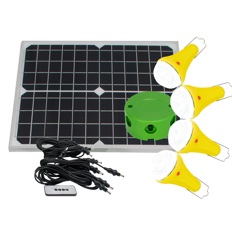 30W Blanco paneles solares luces IP65 con batería e inversor para exteriores