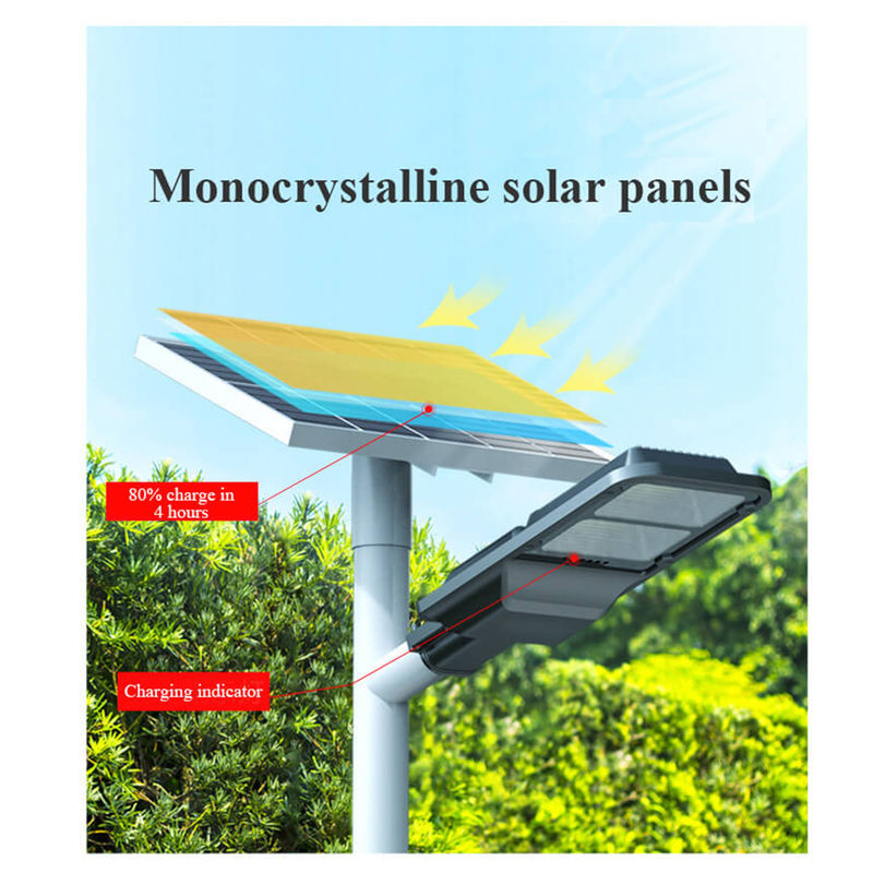 tipo solar al aire libre luz accionada impermeable de la lámpara de calle 100W de C LED