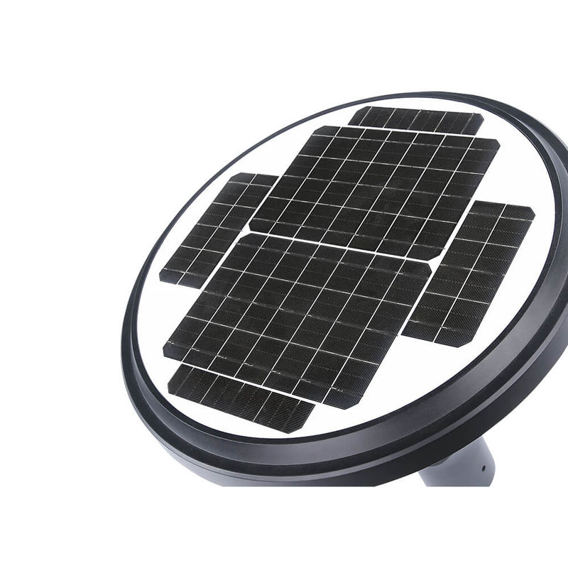 Artículo decorativo del poder de la luz del pilar de la puerta de la venta caliente que enciende la luz solar al aire libre del jardín del LED