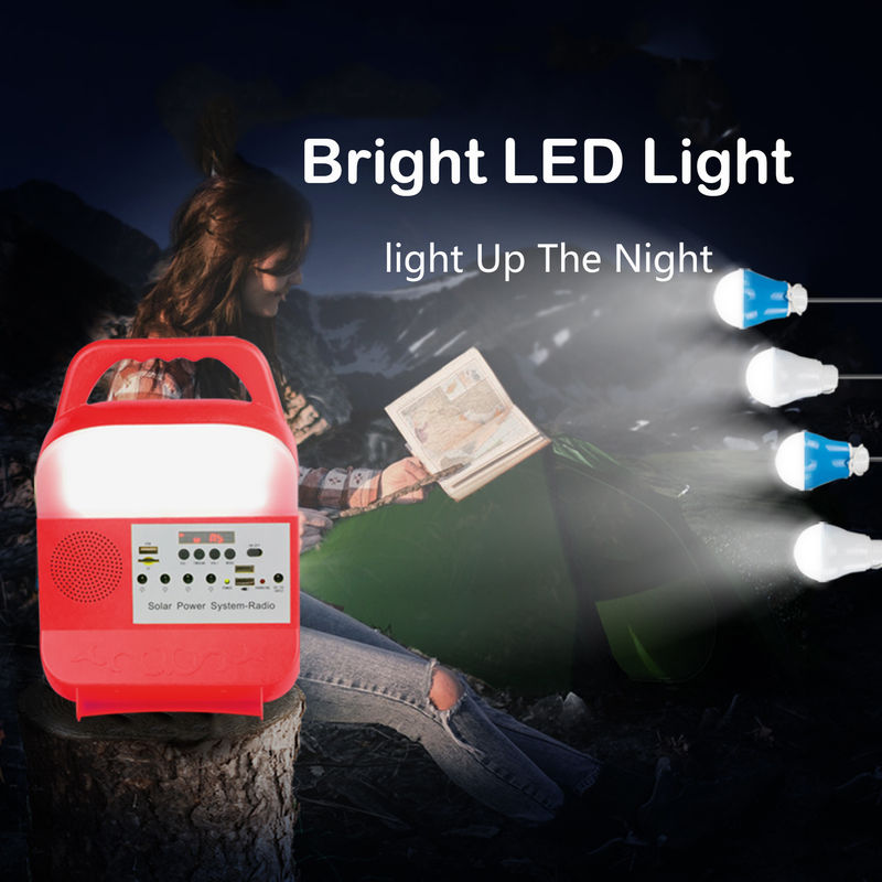 sistema de iluminación solar portátil del generador de 6000Mah 5kw Kit Handed Type