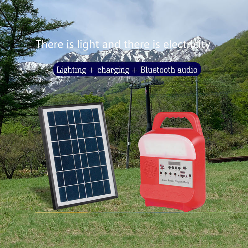 sistema de iluminación solar portátil del generador de 6000Mah 5kw Kit Handed Type