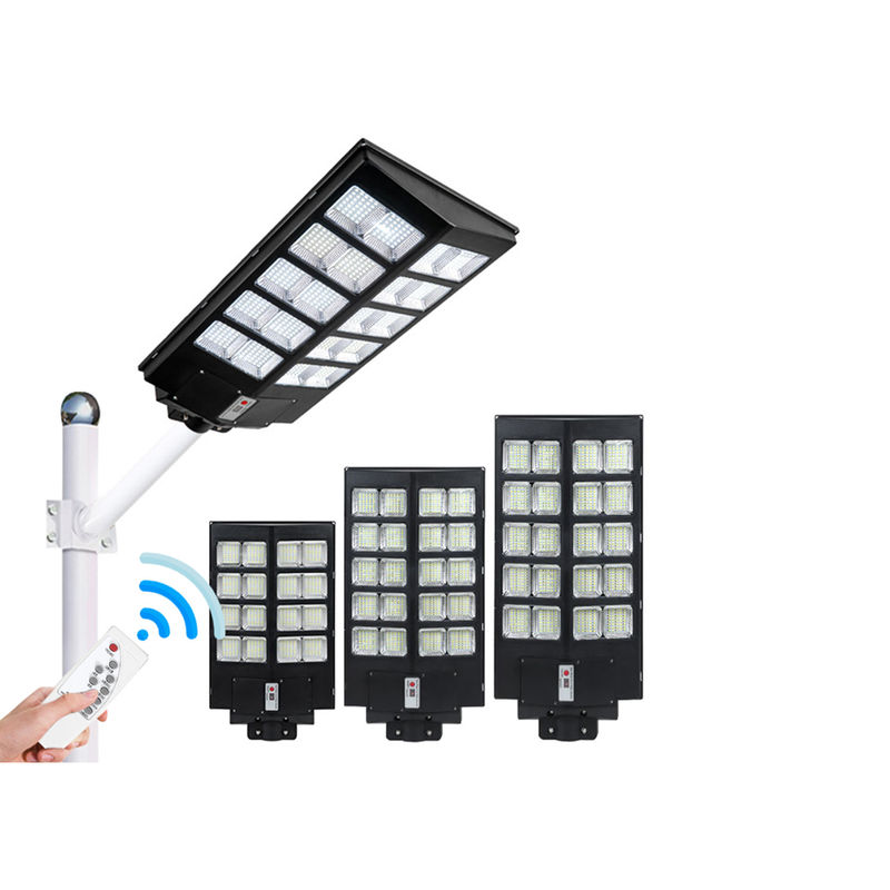 La prenda impermeable IP65 100w 300w del ABS de la farola del sensor de movimiento integró la luz de calle solar al aire libre