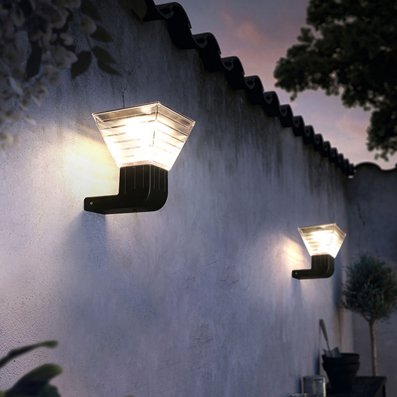paisaje exterior moderno al aire libre del jardín de 90 de lm/w LED de la luz solar de la pared ABS de la lámpara 3.2V