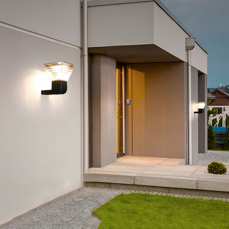 paisaje exterior moderno al aire libre del jardín de 90 de lm/w LED de la luz solar de la pared ABS de la lámpara 3.2V