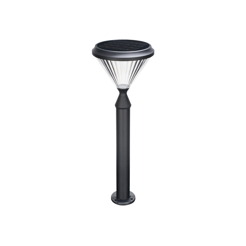 Decoración solar de aluminio del camino del pilar del poste de la luz 50000H del jardín de la pared de la prenda impermeable 3.2V