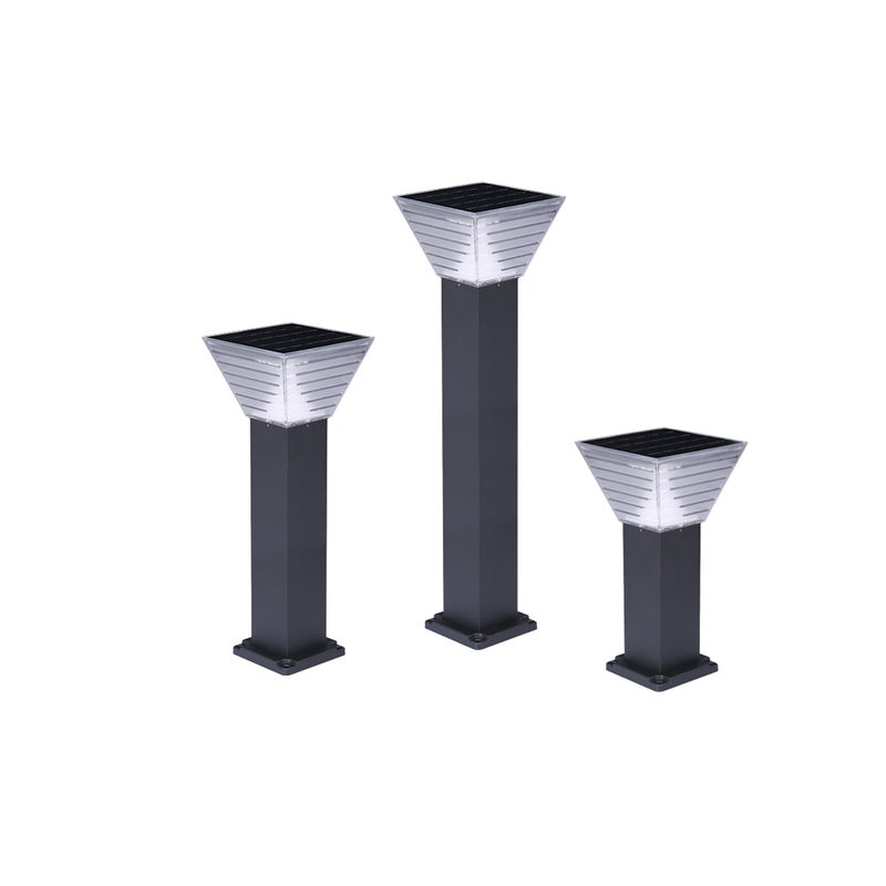 Iluminación solar minimalista del césped del bolardo LED de la decoración del paisaje de la luz del jardín de 7W LED