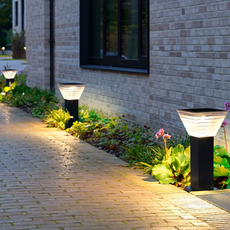 Iluminación solar minimalista del césped del bolardo LED de la decoración del paisaje de la luz del jardín de 7W LED