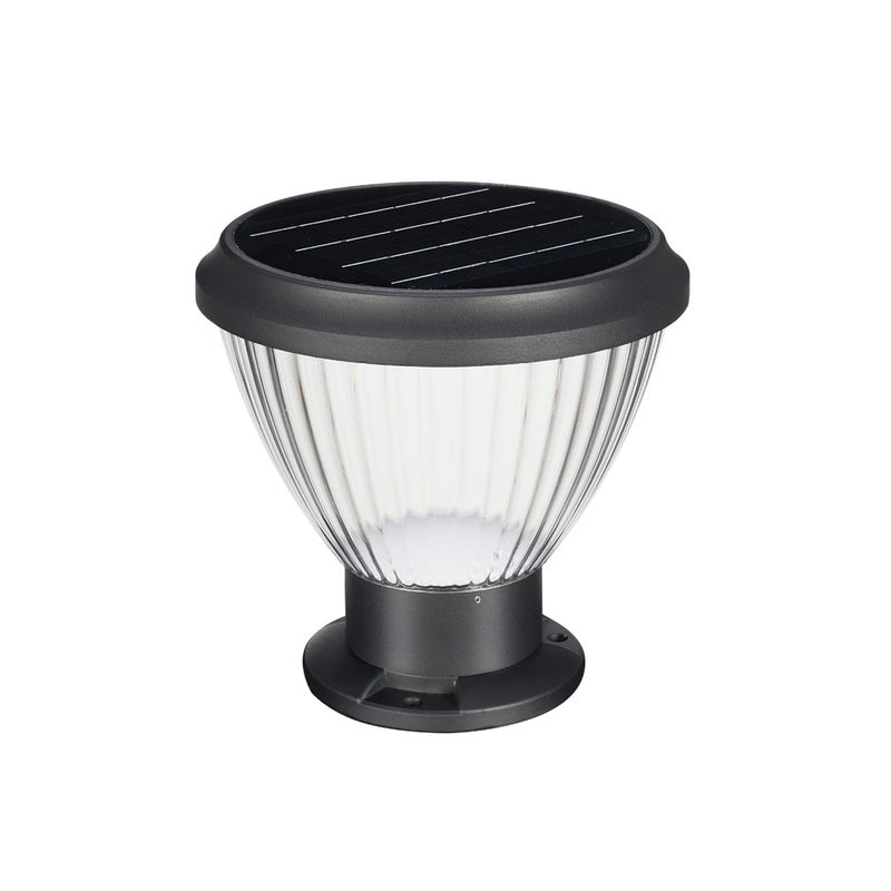 Decoración impermeable al aire libre solar toda del jardín LED en una luz del pilar de la lámpara