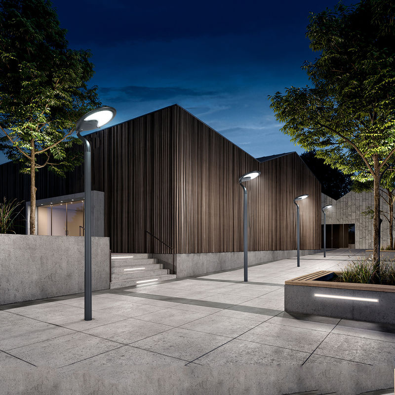 Luces solares del jardín del patio 25W LED de la calle para la estación de la energía solar del uso en el hogar