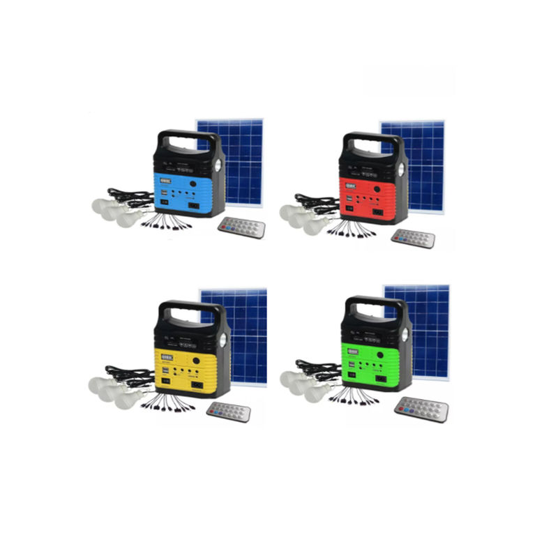 radio solar portátil MP3 Mini Outdoor Camping de Kit With Built In FM del sistema eléctrico 7500mah