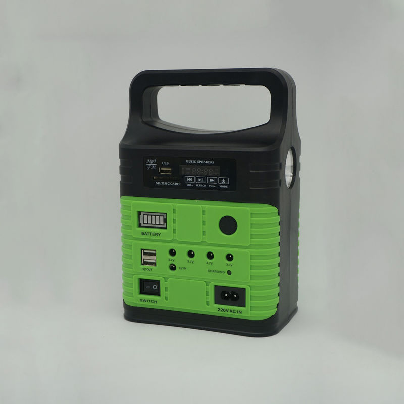 radio solar portátil MP3 Mini Outdoor Camping de Kit With Built In FM del sistema eléctrico 7500mah