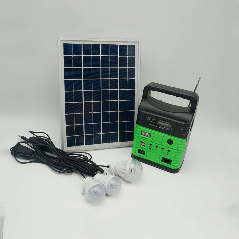 radio solar portátil MP3 Mini Outdoor Camping de Kit With Built In FM del sistema eléctrico 7500mah