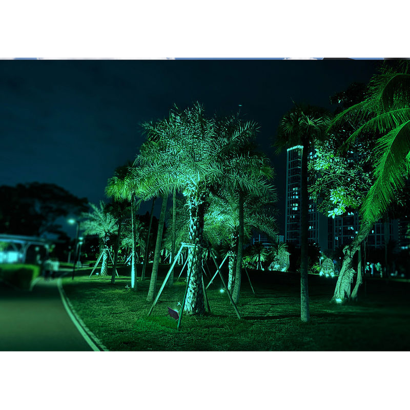 Color del RGB del control de Smart APP que cambia energía solar de los reflectores al aire libre exteriores