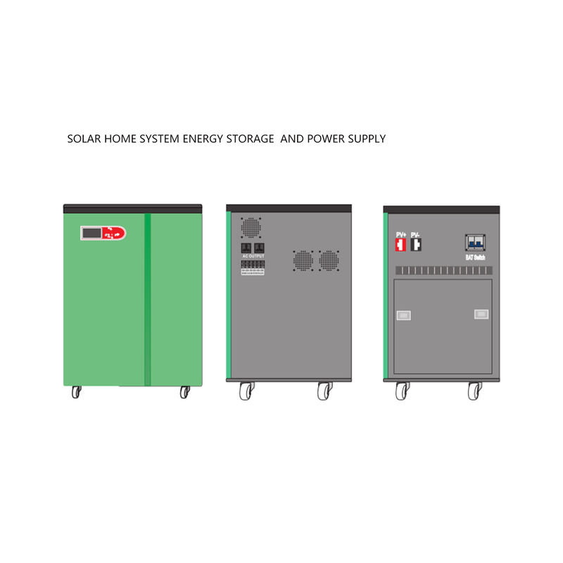 Productos industriales de la energía del hogar de la Sistema Solar completa de la central eléctrica de la rejilla 8kw 5kw