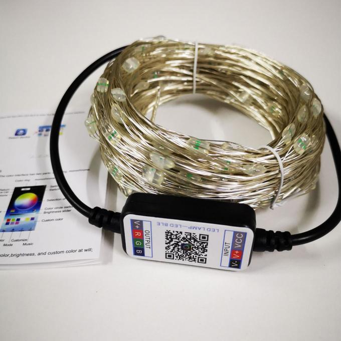 Nueva lámpara impermeable al aire libre de la lámpara USB del cobre del LED con la venta al por mayor decorativa de la secuencia de la lámpara del color de la baja tensión