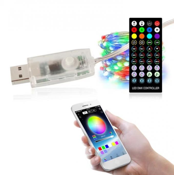 La secuencia del LED enciende la Navidad remota elegante del festival del banquete de boda de Halloween del control de Bluetooth APP