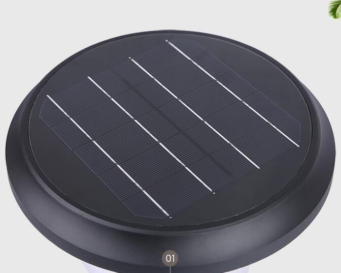 luz accionada solar del parque del jardín del paisaje de 3W con poste