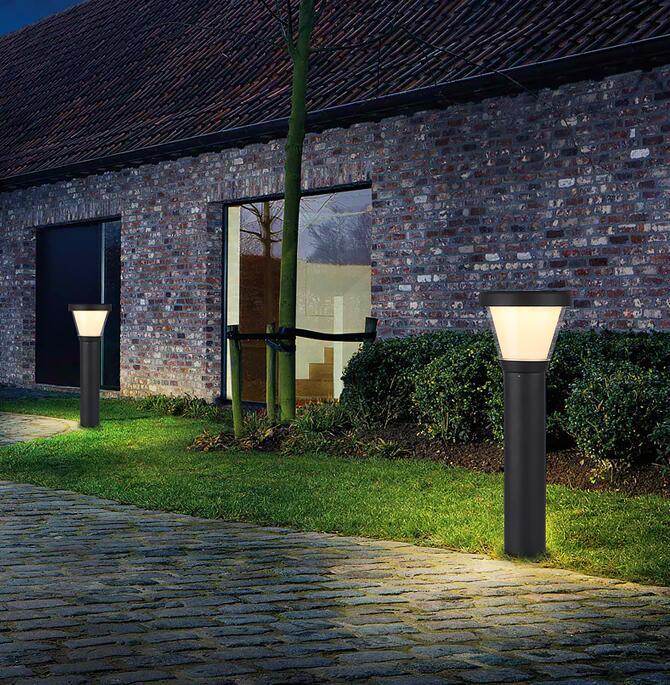 Luz global de la decoración de las luces de la salida del sol del poste de la luz del fabricante de Garden Solar Lanterns de la luz solar del jardín