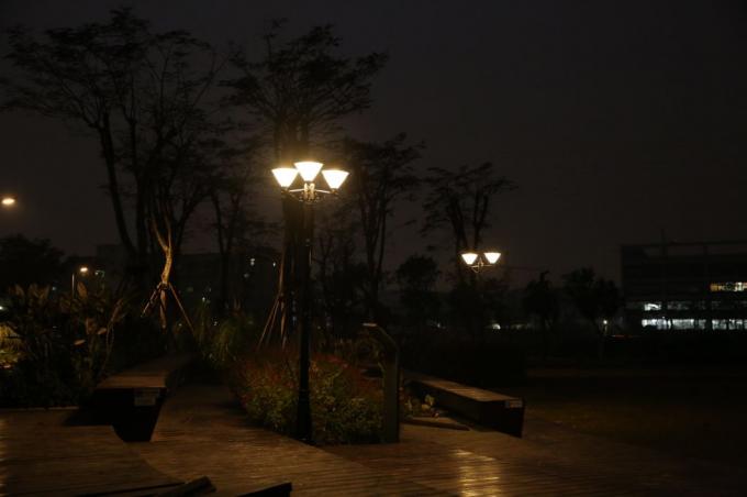 Los postes de alta calidad del LED poste cultivan un huerto luz solar del césped del pilar de la lámpara