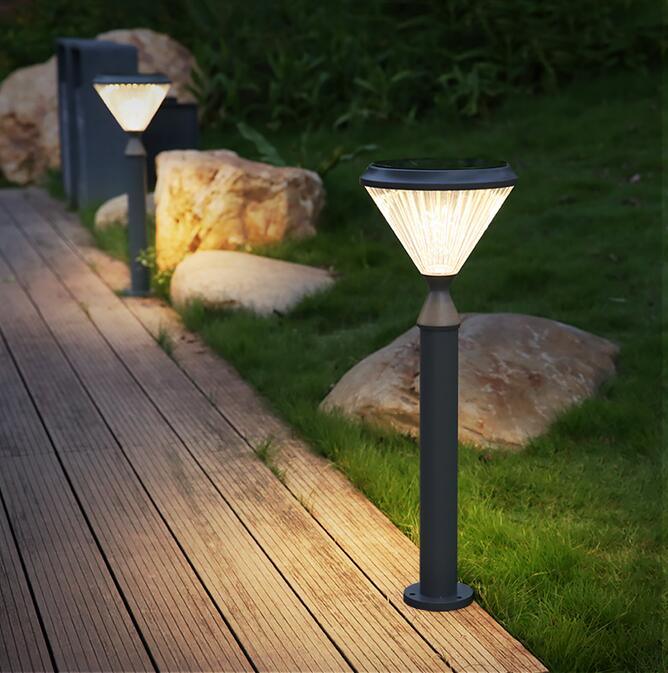 Sistema eléctrico solar de Diamond Garden Stake Solar Light de la nueva decoración al aire libre 2021