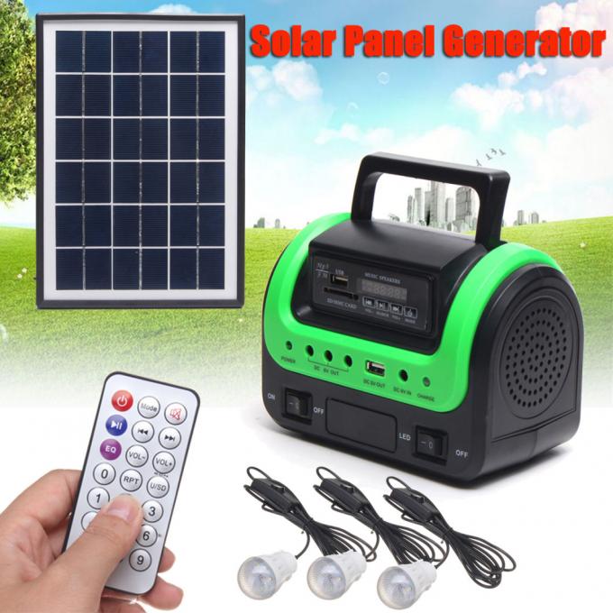 Nueva lámpara solar portátil con la lámpara solar de 3 LED con la luz solar móvil de la carga 5W 6V