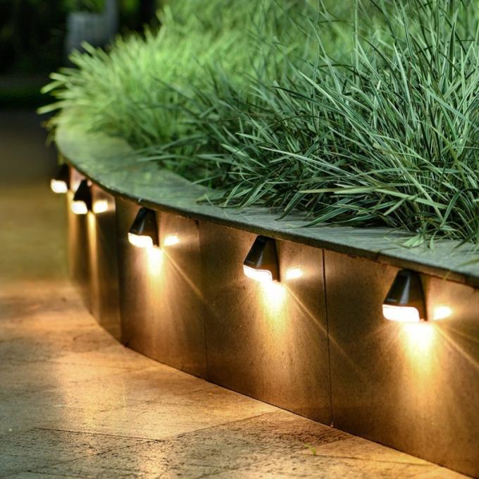Cerca solar al aire libre accionada solar 2LED Light del Decking de la trayectoria del paso de la lámpara de Wall Lights Garden de la cerca