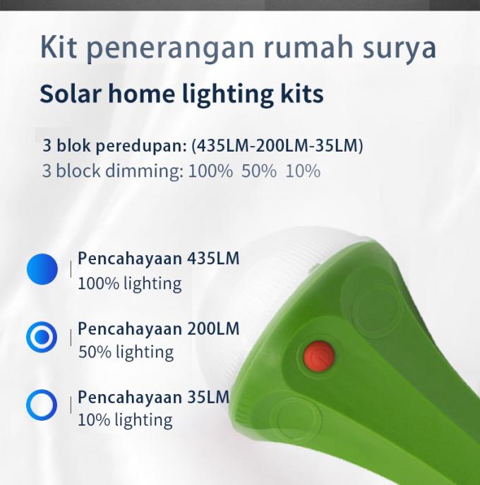 Un teléfono móvil de carga solar portátil del camping de la lámpara de Tuo Four 25W que carga la lámpara solar