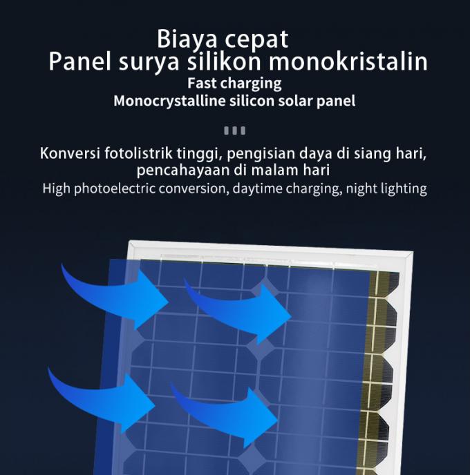 Un teléfono móvil de carga solar portátil del camping de la lámpara de Tuo Four 25W que carga la lámpara solar