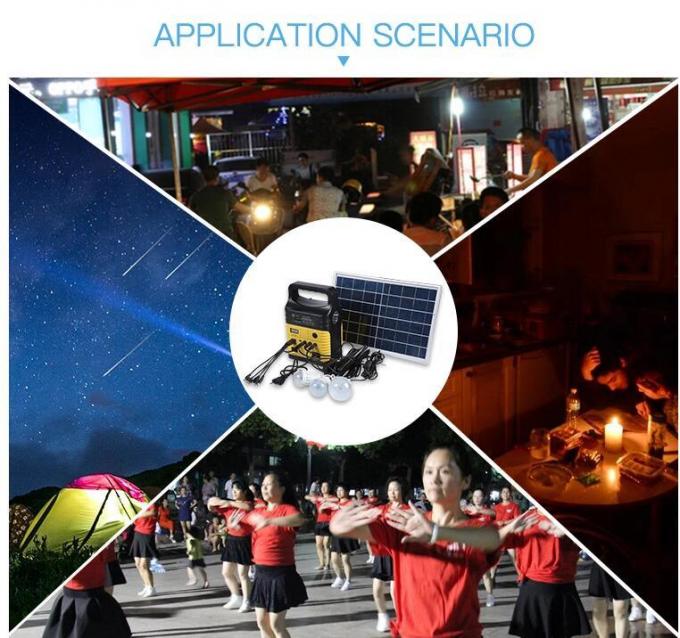 Aventura que acampa al aire libre ligera fotovoltaico 2021 con la iluminación teledirigida de la radio LED de Bluetooth