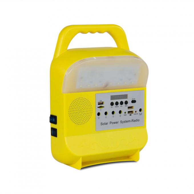 sistema eléctrico solar portátil de 30W 25W con la radio de FM